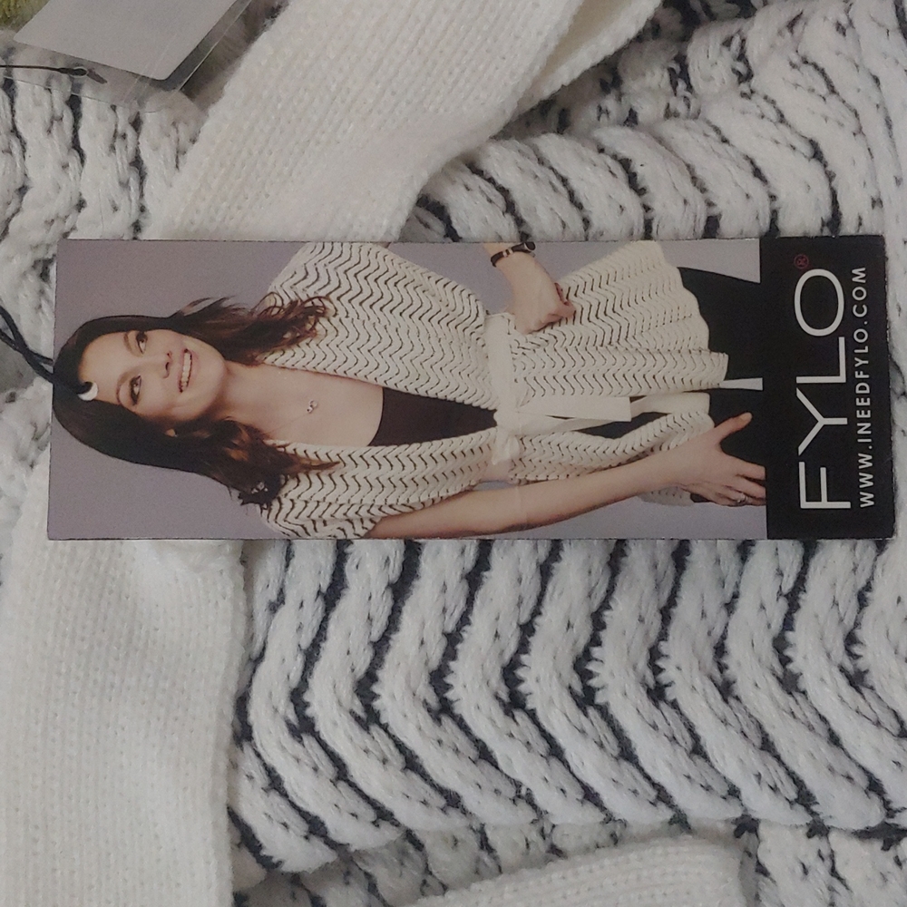 Fylo wrap cardigan sweater